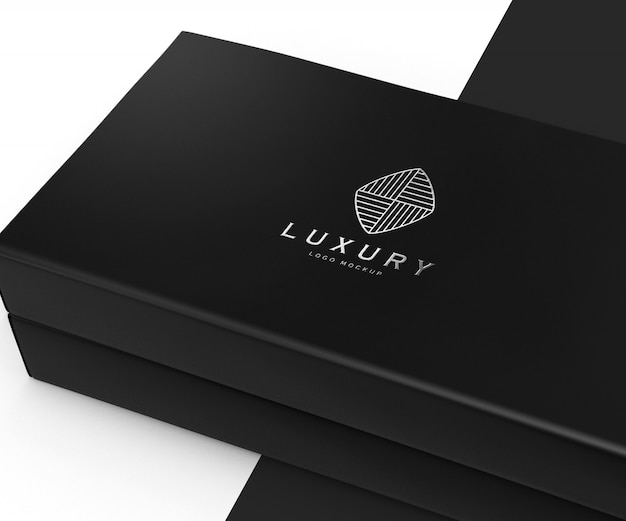 Download Logo mockup luxury box | Free PSD File