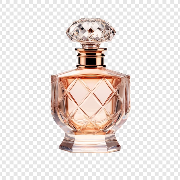 Free PSD luxury perfume bottle png isolated on transparent background