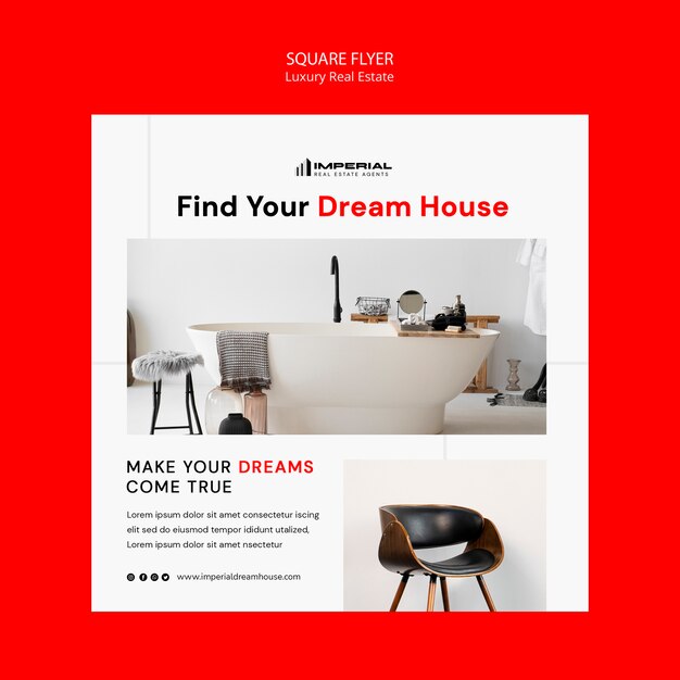 Free PSD luxury real estate template design