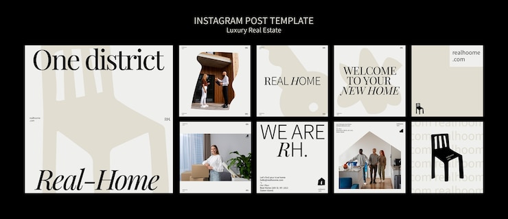 Free PSD luxury real estate  template design