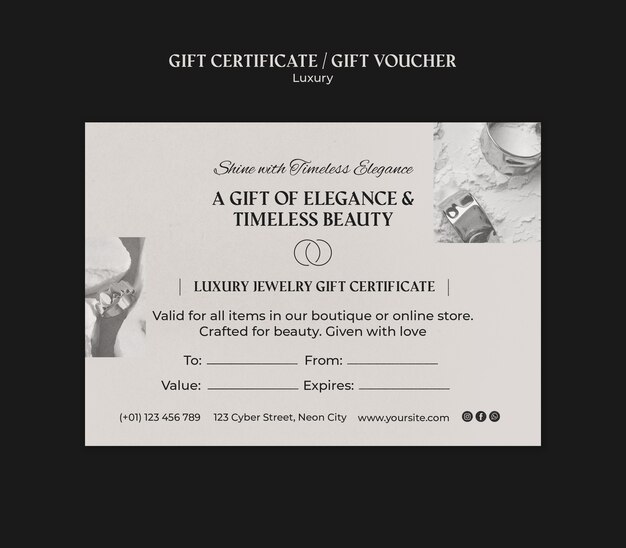 luxury stationery template