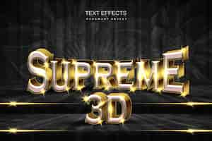 Free PSD luxury supreme 3d background mockup