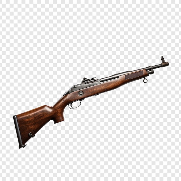 M1 garand isolated on transparent background