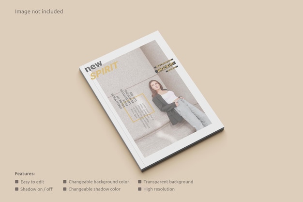 Magazine cover mockup