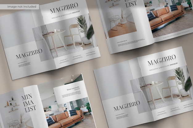 Magazine mockup