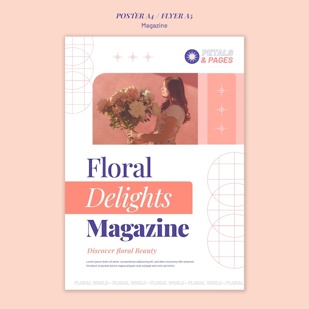 Magazine  template design