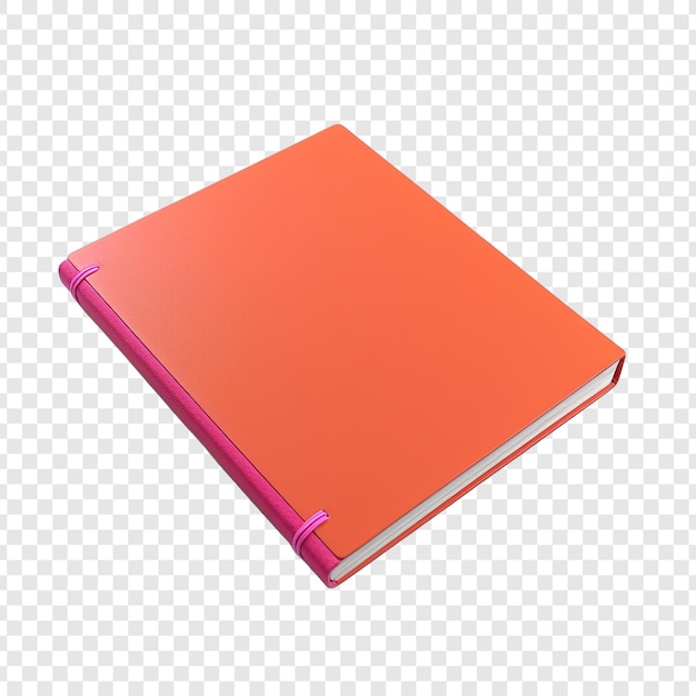 Magnetic memo pad isolated on transparent background