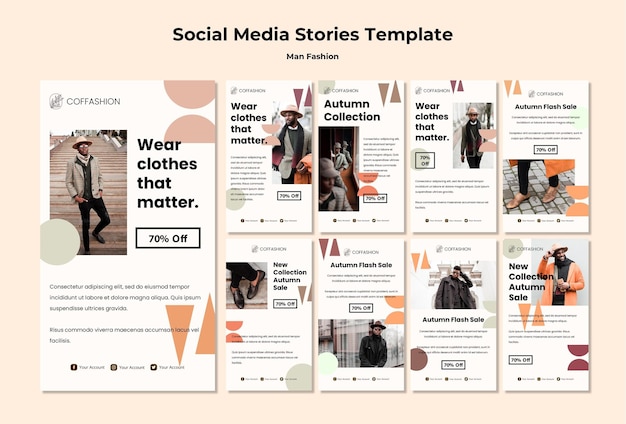 New Title: Fashion Template for Social Media Stories – Free PSD Download