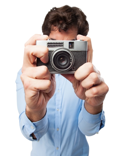 Man taking a photo