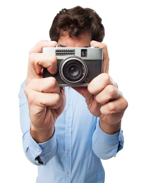 Man taking a photo