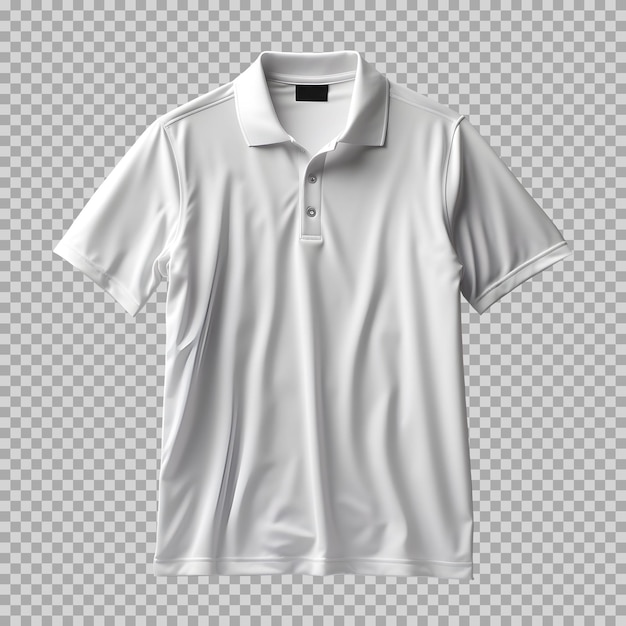 Free PSD man white polo shirt isolated on background