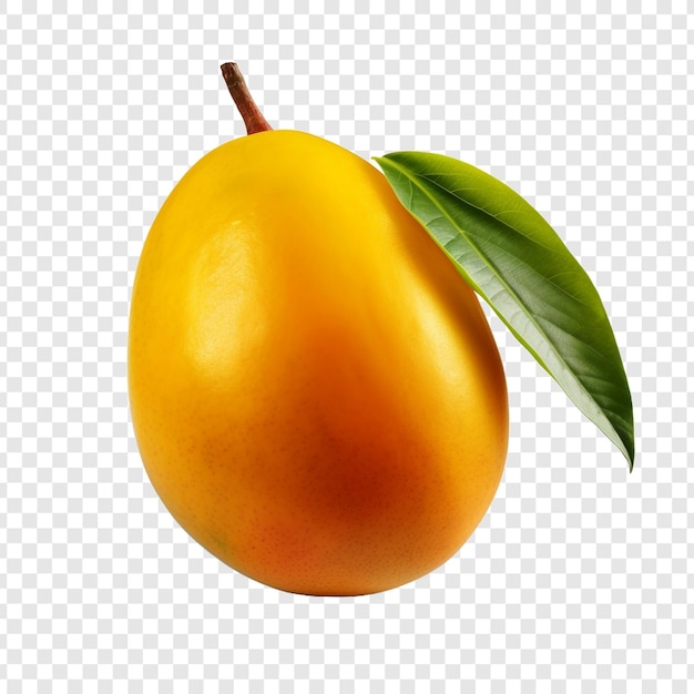 Mango isolated fruits on transparent background