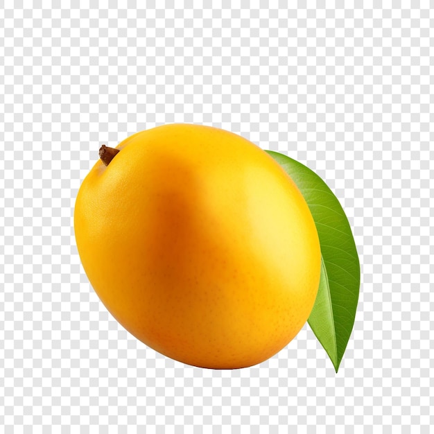 Mango isolated fruits on transparent background