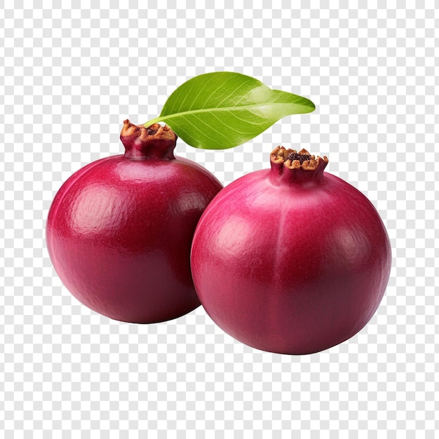 Mangosteen isolated on transparent background