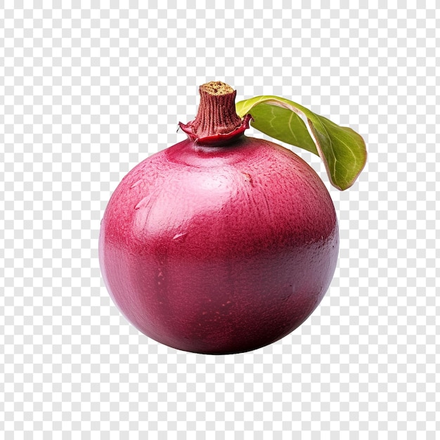 Free PSD mangosteen isolated on transparent background