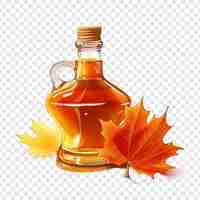 Free PSD maple syrup isolated on transparent background