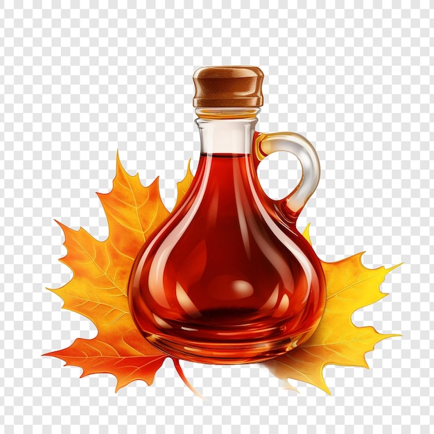 Free PSD maple syrup isolated on transparent background