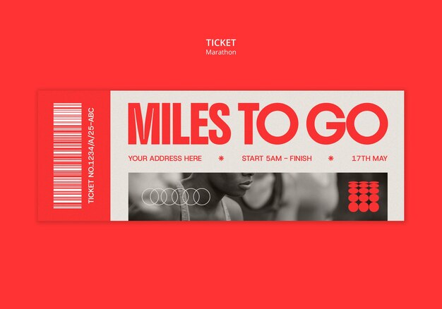Marathon event template