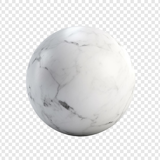 Free PSD marble isolated on transparent background