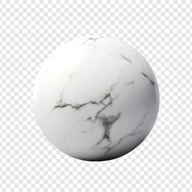 Free PSD marble isolated on transparent background