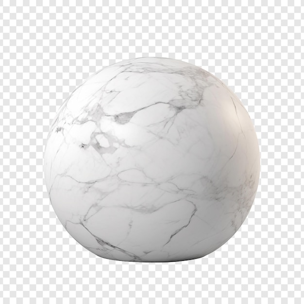 Free PSD marble isolated on transparent background