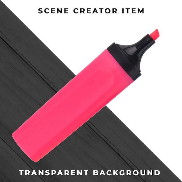 Marker pen object transparent PSD