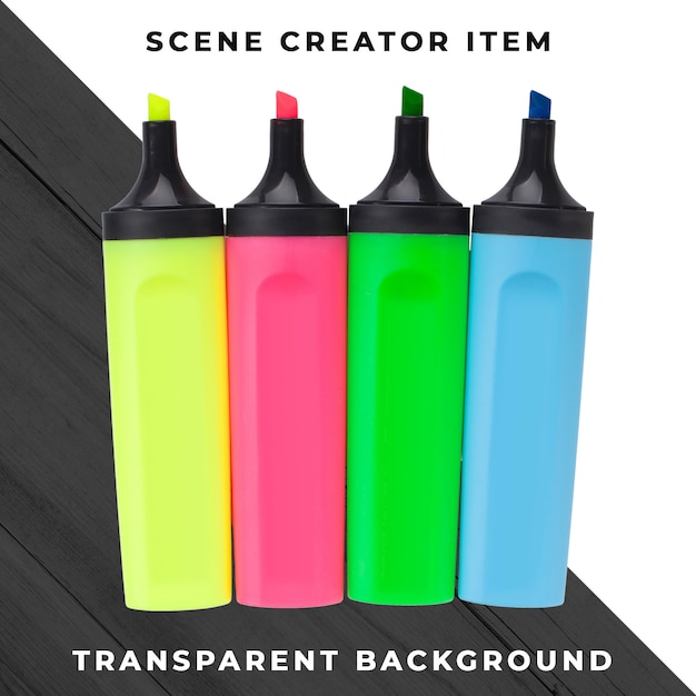 Free PSD marker pen object transparent psd