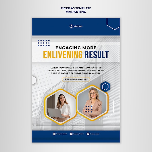 Marketing business print template