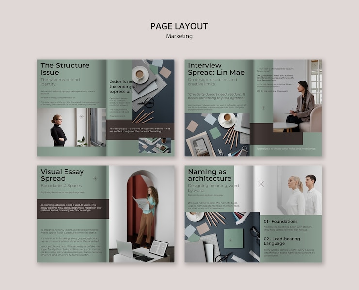 무료 PSD marketing page layout template