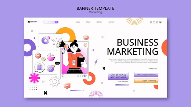 Marketing strategy landing page