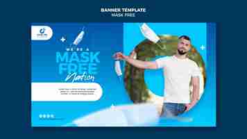 Free PSD mask free banner template