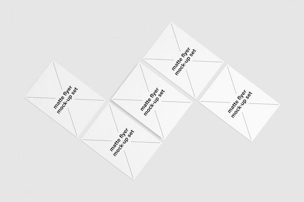 Il volantino opaco si imita in forma geometrica