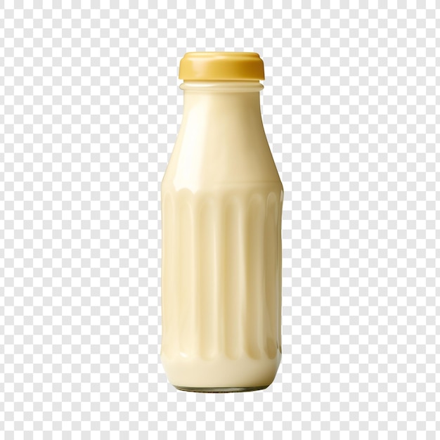 Mayonnaise bottle isolated on transparent background