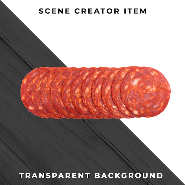Free PSD meat slice transparent psd