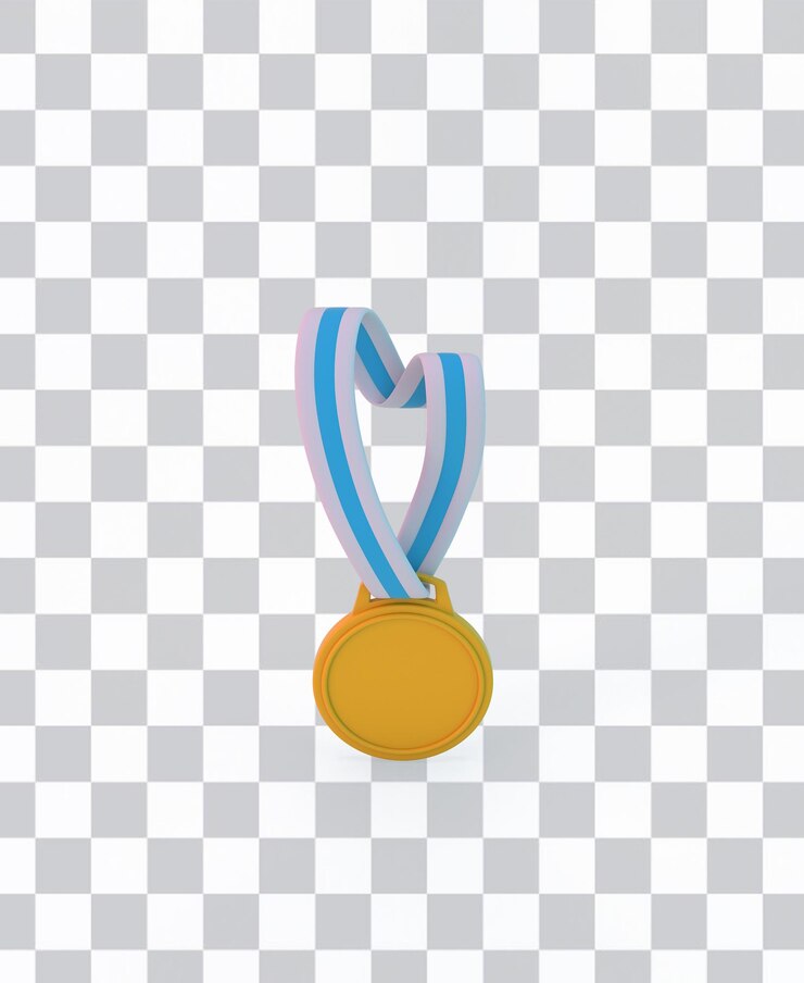Free PSD medal front side