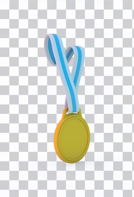 Free PSD medal left side