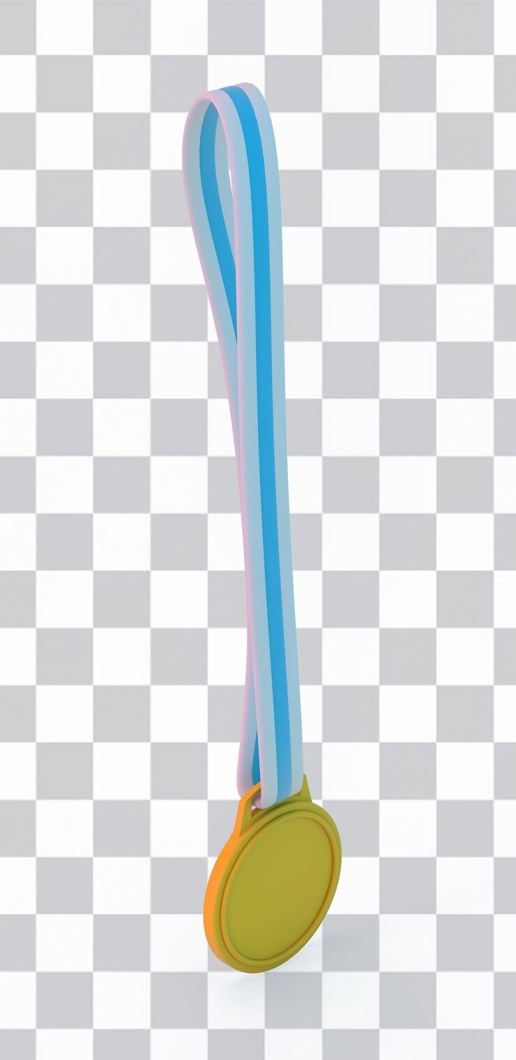 Free PSD medal left side