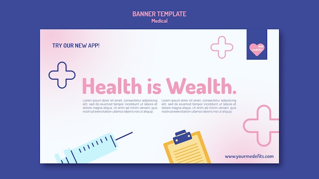 Medical banner template