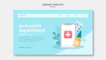 Free PSD medical center landing page template