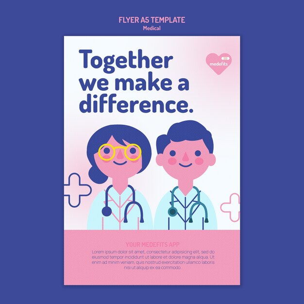 medical flyer template