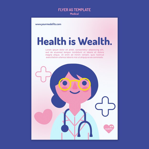 medical flyer template