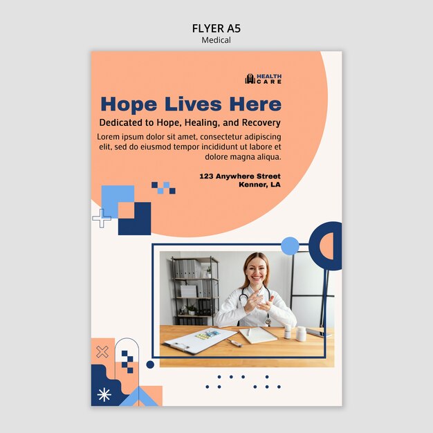 medical flyer template