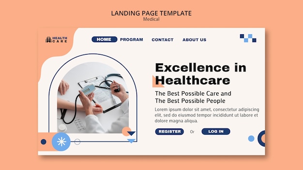 医療用ランディングページテンプレート