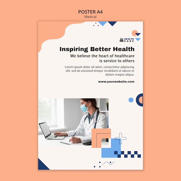 Medical Poster Template – Free PSD Download