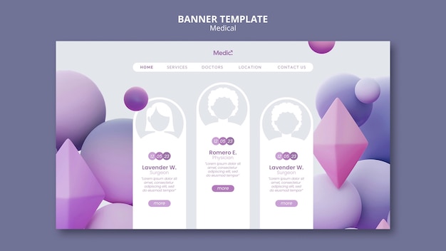 Medical template design