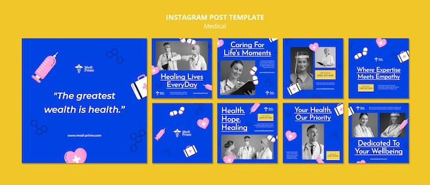 無料PSD 医療テンプレートのデザイン