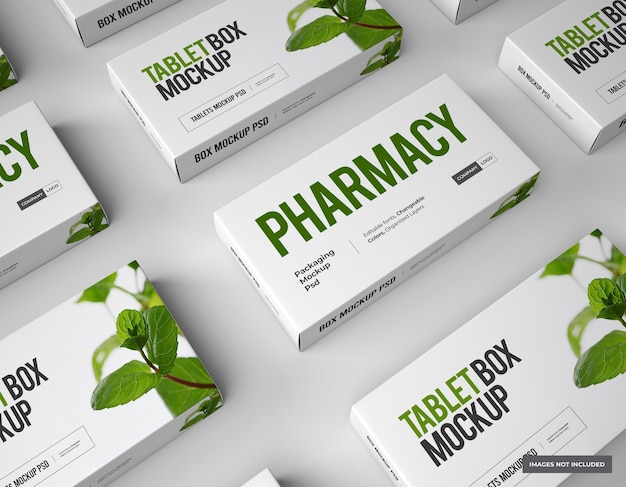Download Premium Psd Medication Branding And Packaging Mockup