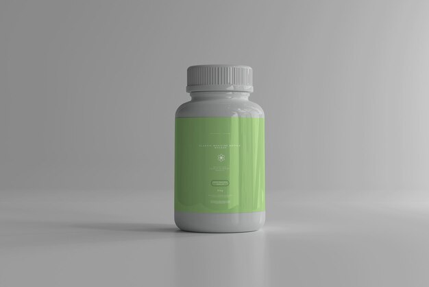 Download Free Psd Medicine Bottle Mockup