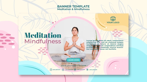 Meditation and mindfulness banner