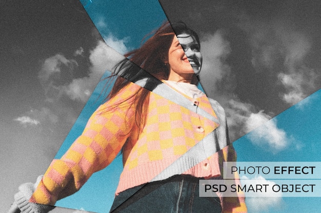 Free PSD medium shot woman posing outdoors